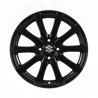 Suzuki 16x6 black alloy wheel