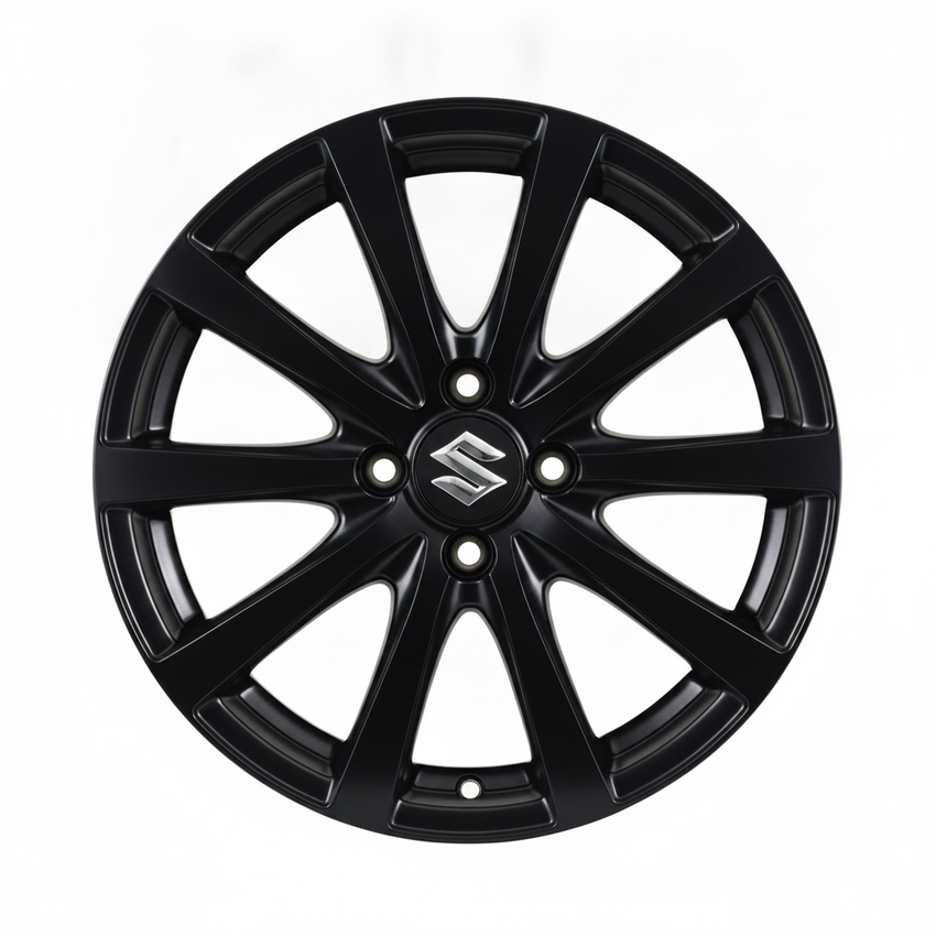 Suzuki 16x6 black alloy wheel