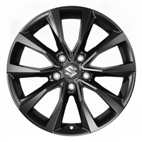 Suzuki 17 inch black alloy wheel