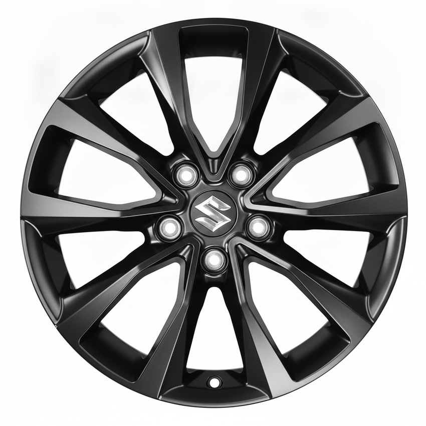 Suzuki 17 inch black alloy wheel